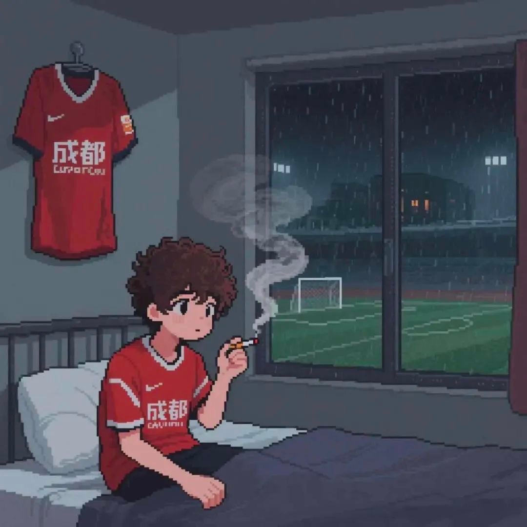 足球像素风头像